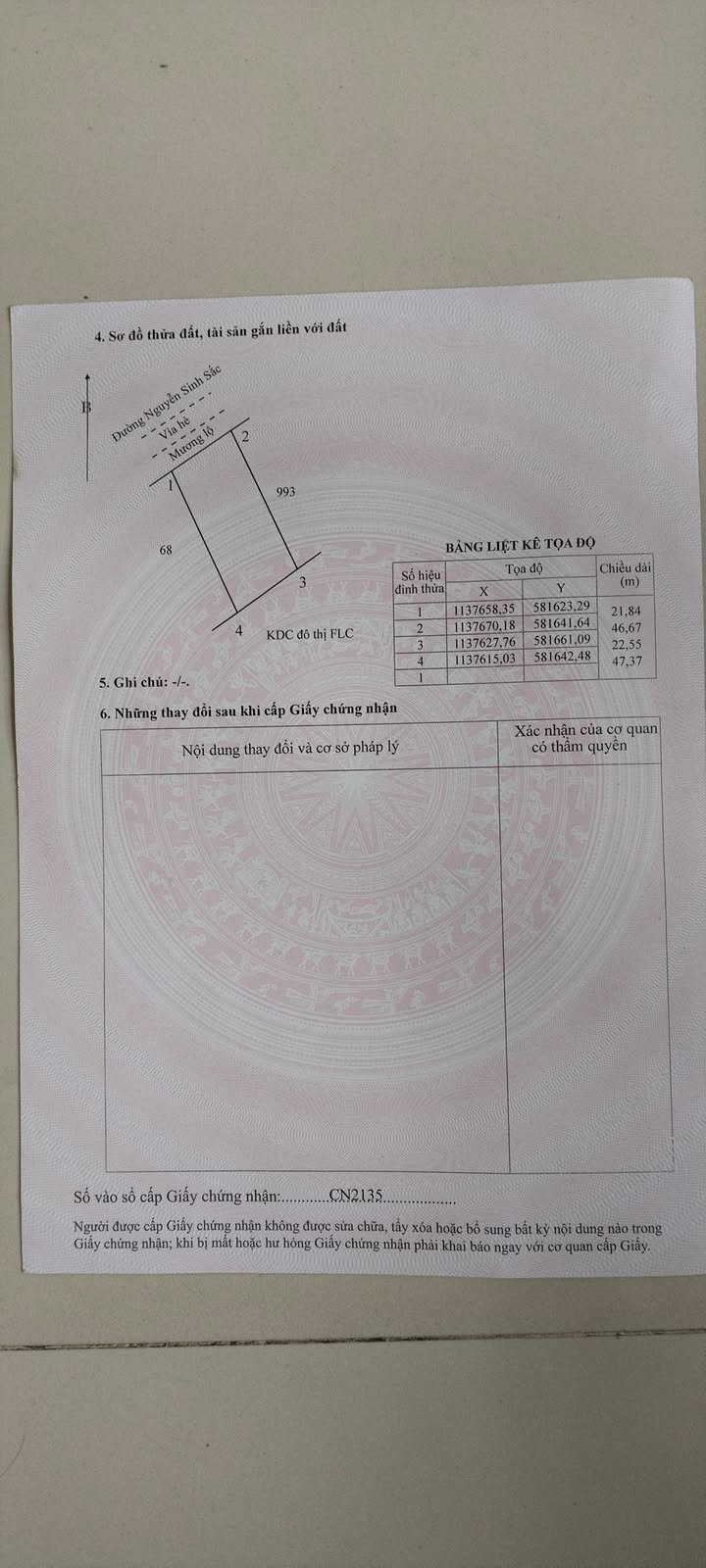 Đất 2 mặt tiền đường Nguyễn Sinh Sắc, Sa Đéc 1029m² - Giá tốt, có thương lượng!