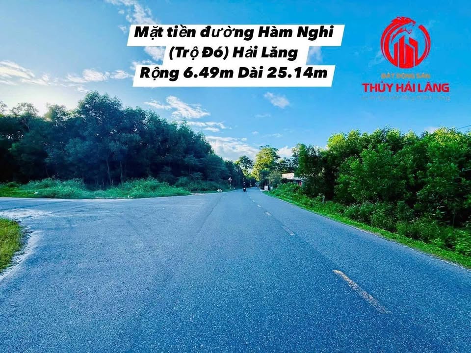 Mặt tiền đường Hàm Nghi Hải Lăng 163m² - Đầu tư sinh lời ngay!