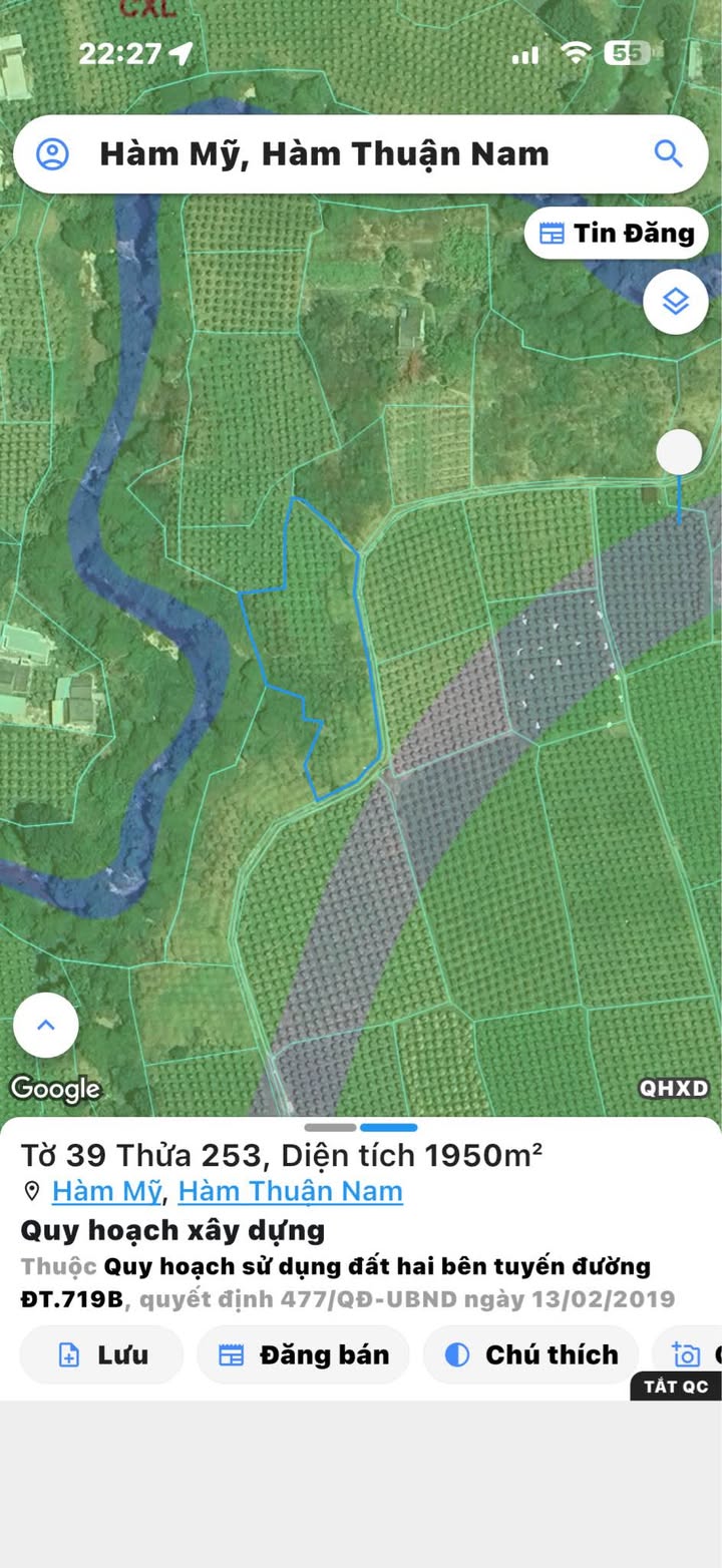 Đất nền Hàm Mỹ 2000m² giá 1.2 tỷ - Cơ hội đầu tư tuyệt vời!