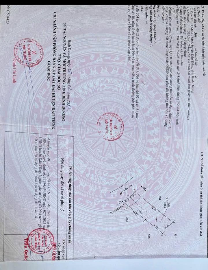 Đất thổ cư Minh Thạnh, Dầu Tiếng 320m² giá 600 triệu - Bán gấp lấy tiền về quê ăn Tết!