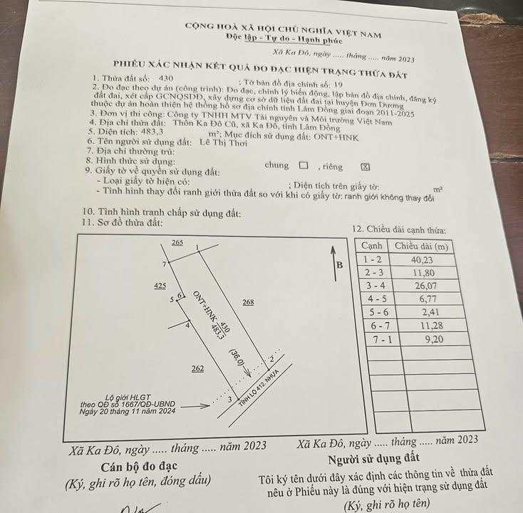Nhà cấp 4 Ka Đô, Đơn Dương 380m² giá 2.5 tỷ - Cơ hội sở hữu đất thổ cư!