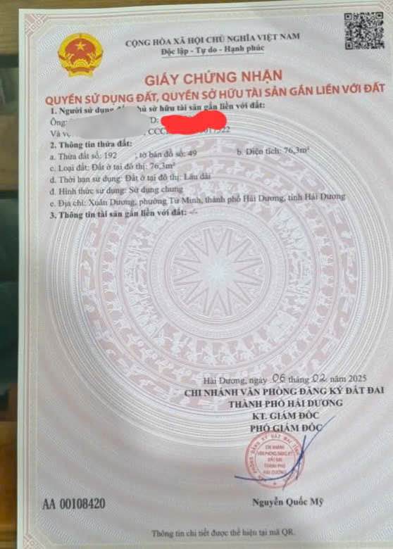 Đất liền kề Tứ Minh, Hải Dương - 144.4m² và 76.3m² - Giá chỉ từ 20 triệu/m²!