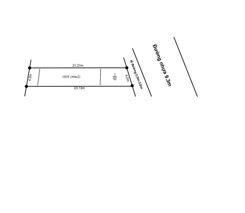 Đất thổ cư Phú Mỹ Thủ Dầu Một 60m² giá 2.85 tỷ - Vị trí đẹp, giao thông thuận tiện!
