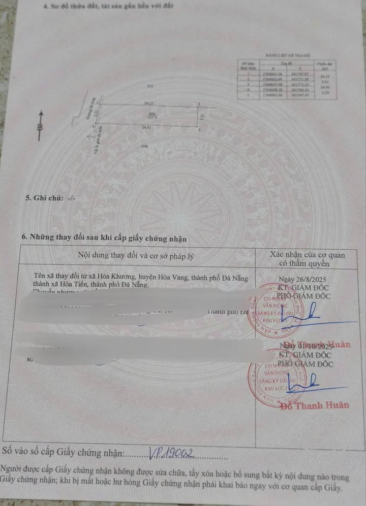 Đất nền Hòa Tiến, Đà Nẵng 128m² giá 1.099 tỷ - Cơ hội đầu tư tuyệt vời!