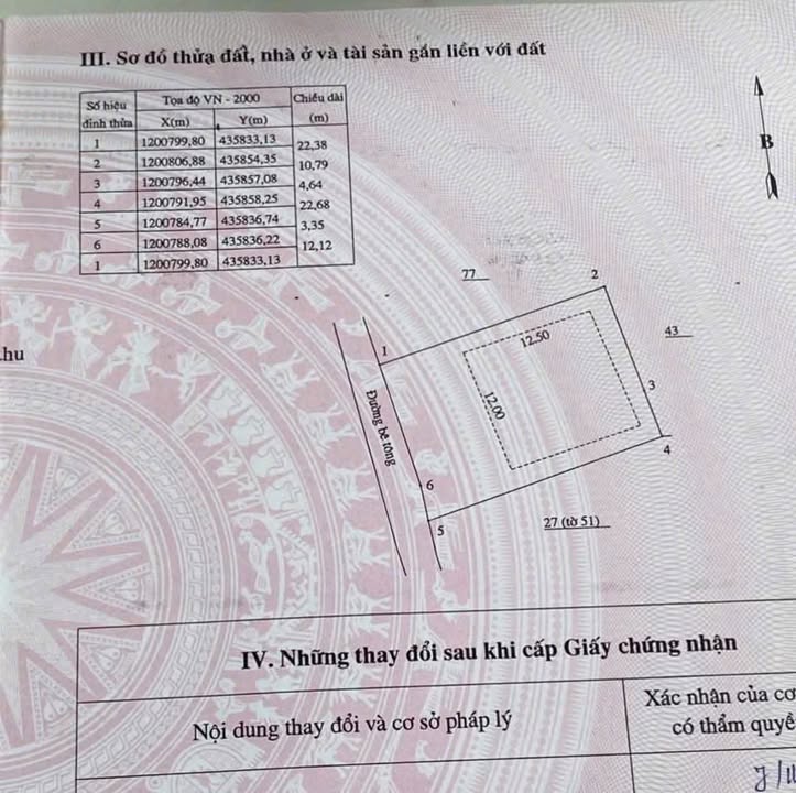 Đất thổ cư Hàm Minh 330m² giá 1.1 tỷ - Cơ hội đầu tư tốt