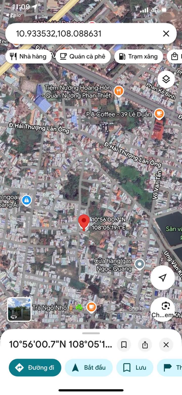 Đất thổ cư Phú Tài 100m² giá 830 triệu - Sổ đỏ riêng, hẻm ô tô