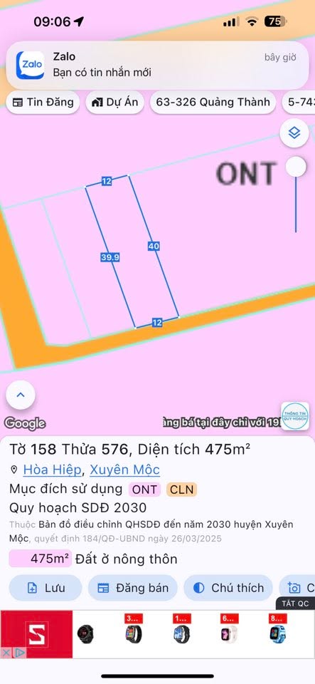 Đất nền Ấp Phú Quý, Hòa Hiệp, 475m² giá 690 triệu - Cơ hội đầu tư tuyệt vời!