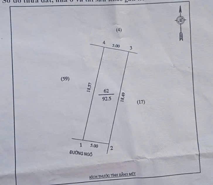 Đất Vinh Tân 92.5m² giá 2 tỷ - Hướng Đông Nam mát mẻ, vị trí đẹp!