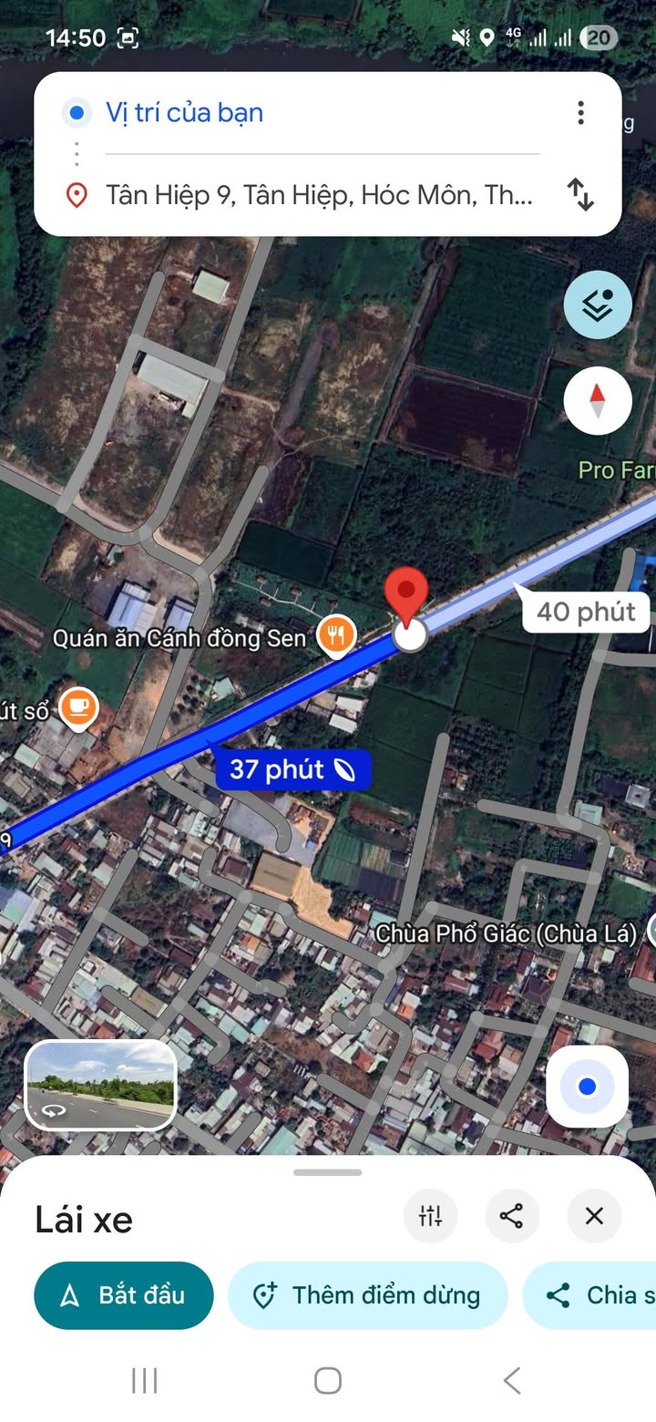 Đất nền mặt tiền đường Tân Hiệp 9, Hóc Môn, 11600m² - Đầu tư sinh lời ngay!