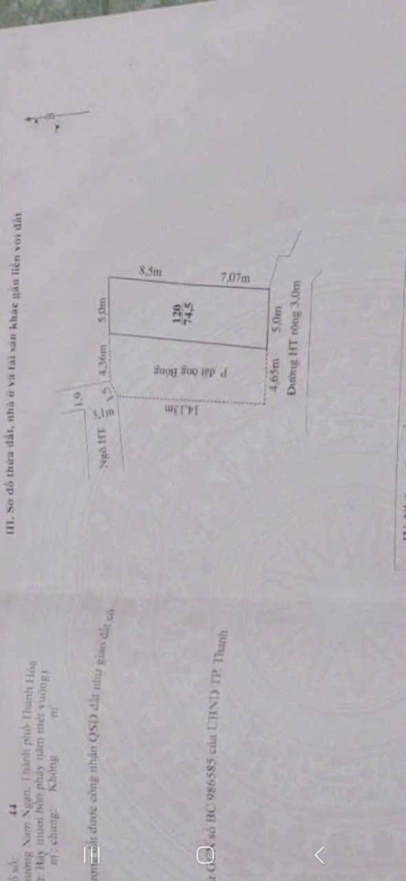 Đất nền đẹp tại Nam Ngạn, Thanh Hóa 74.5m² giá chỉ 2 tỷ - Đầu tư sinh lời ngay!