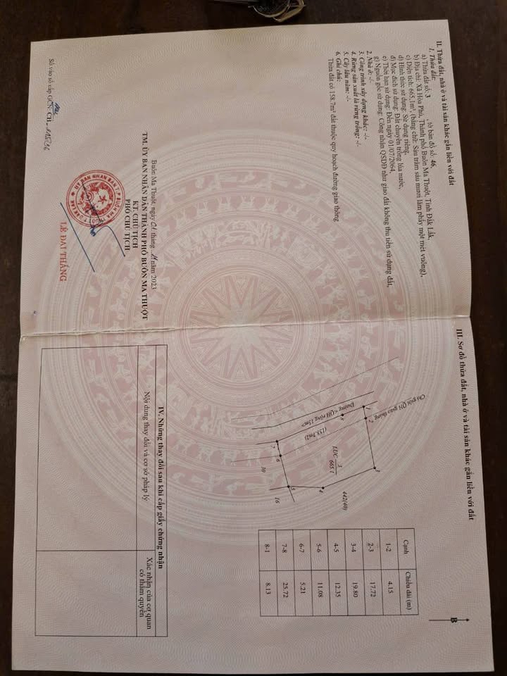 Đất nền Hòa Phú Buôn Ma Thuột 810m² giá 299 triệu - Đầu tư sinh lời tiềm năng!