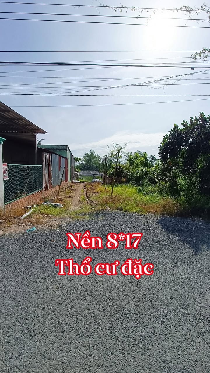 Đất nền khu dân cư Kinh Ông Nghệ, xã Tân Quới, Vĩnh Long 136m² giá 500 triệu - Pháp lý rõ ràng, giao dịch nhanh chóng!