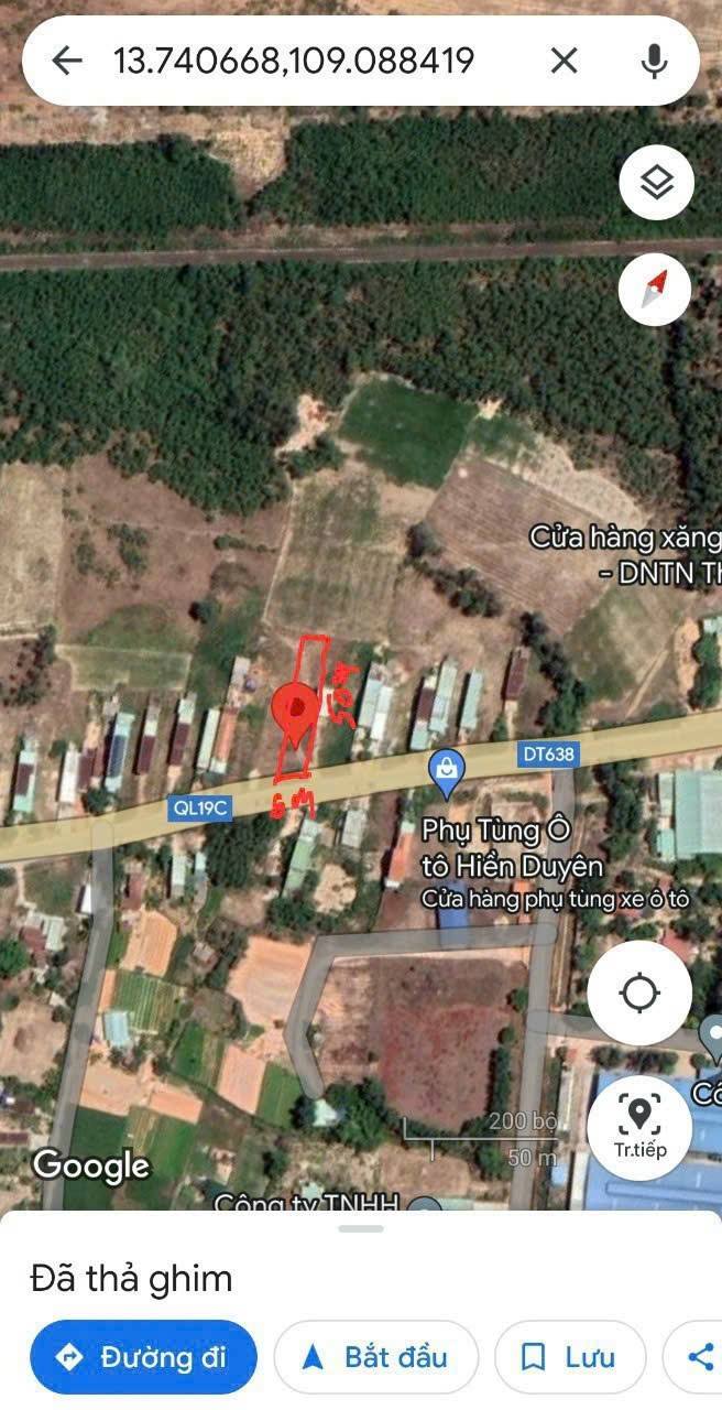 Đất thổ cư 240m² mặt tiền Quốc lộ 19c - Cơ hội đầu tư hấp dẫn!