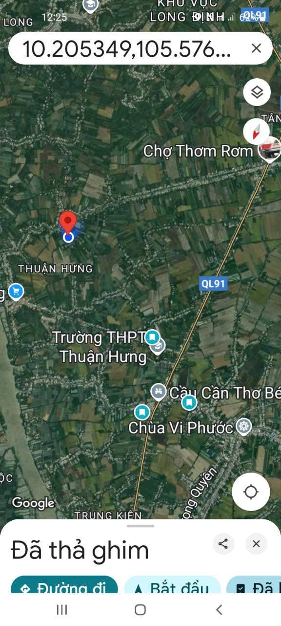 Đất nền Thốt Nốt Cần Thơ 152m² giá 750 triệu - Sổ hồng chính chủ, thương lượng nhẹ!