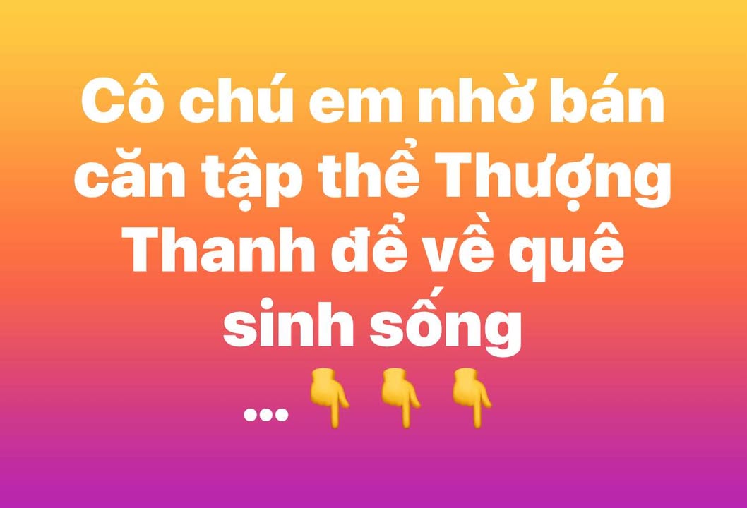 Căn hộ Tập thể tầng 1 Thượng Thanh 35m² giá 3 tỷ - Đầu tư sinh lời ngay!