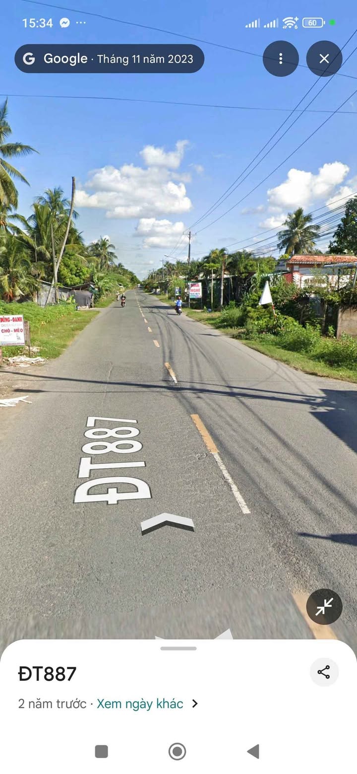 Đất mặt tiền Quốc lộ 57C xã Phước Long 3000m² giá 6.5 tỷ - Cơ hội đầu tư tốt!