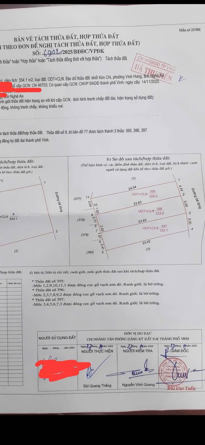 Đất nền xã Nghi Liên, Vinh 123m² giá 1.42 tỷ - Hướng Đông Bắc, đường bê tông rộng rãi!