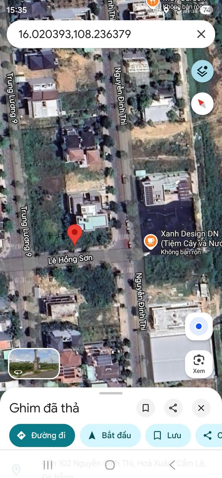 Đất nền góc 3 mặt tiền Nguyễn Đình Thi, Hòa Xuân 664m² - Giá chỉ 60 tỷ