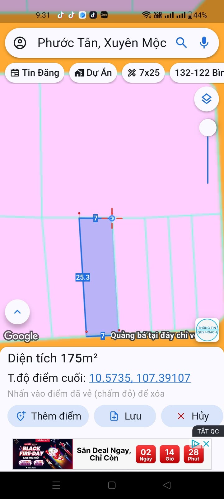 Đất Phước Tân Xuyên Mộc 175m² giá 1 tỷ - Cơ hội đầu tư tuyệt vời!