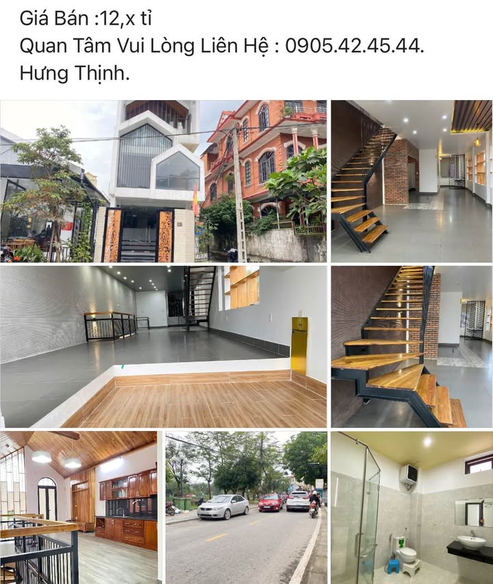 Nhà 3 tầng mặt tiền đường Phan Chu Trinh 140m² giá 12 tỷ - View sông tuyệt đẹp!
