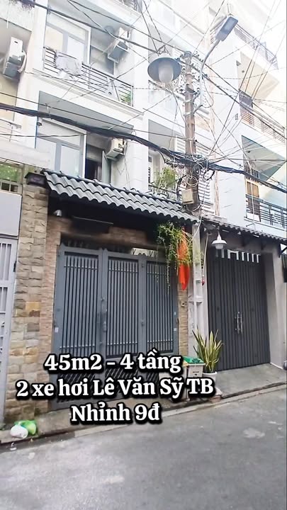 Nhà đẹp hẻm 2 ô tô Lê Văn Sỹ, P.1, Tân Bình 45m² giá 9.7 tỷ - Cơ hội đầu tư sinh lời!
