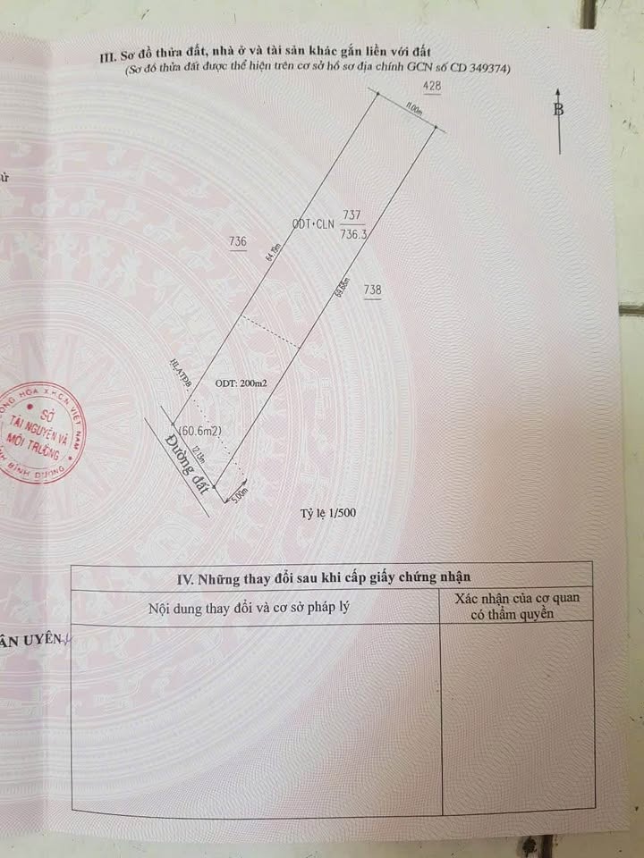 Đất thổ cư Hội Nghĩa Tân Uyên 748m² giá 6 tỷ - Cơ hội đầu tư sinh lời!