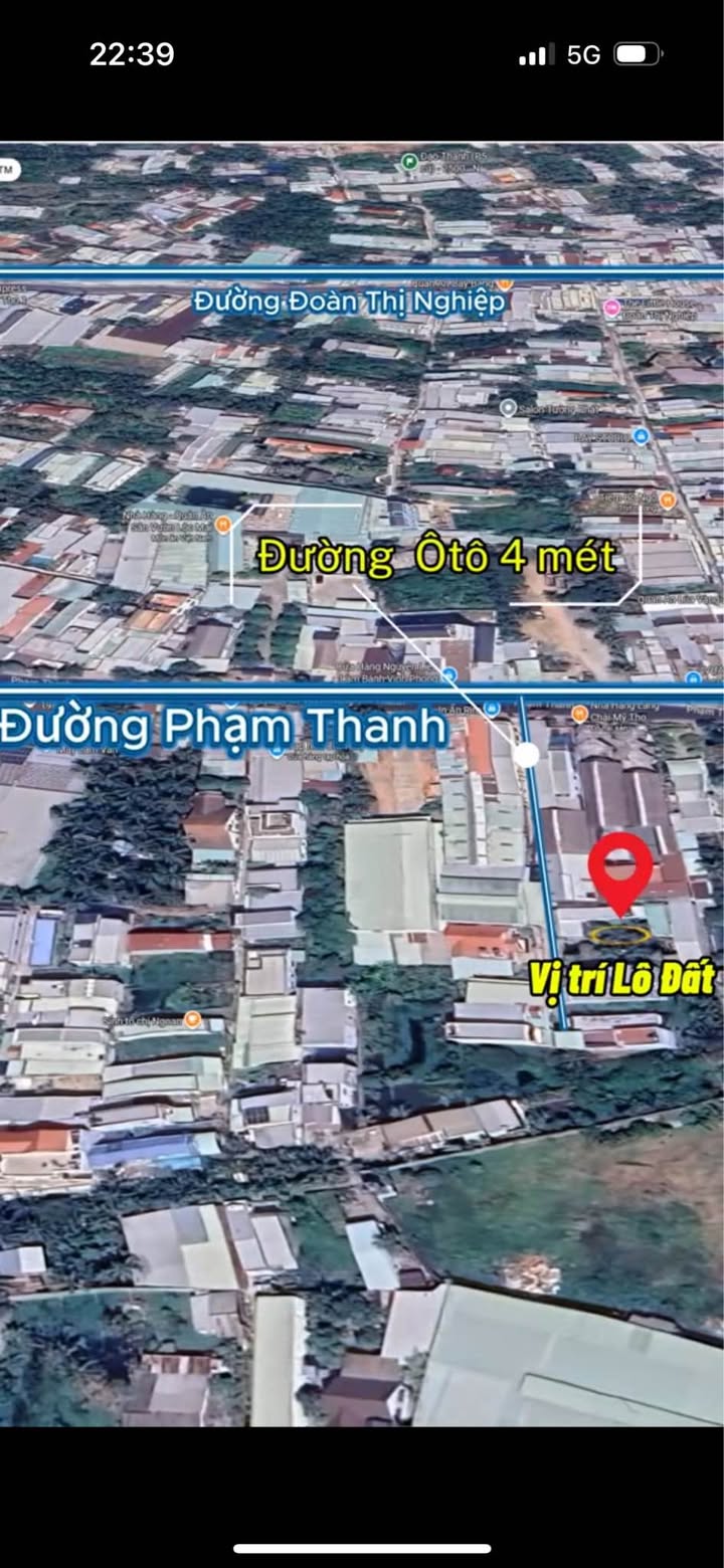 Đất thổ cư phường 5 TP. Mỹ Tho 100m² giá 2.2 tỷ - Sổ hồng riêng, sang tên ngay!