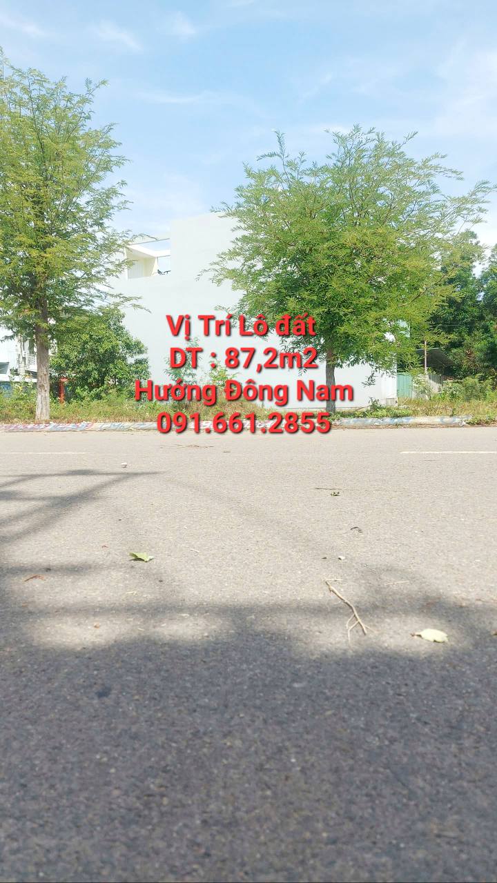 Đất nền Nhơn Phú, Quy Nhơn 87.2m² giá 2 tỷ - Hướng Đông Nam thoáng mát!