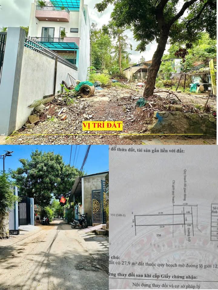 Đất mặt tiền đường Hoài Thanh, Thủy Xuân 122m² giá 2.3 tỷ - Sổ hồng chính chủ!