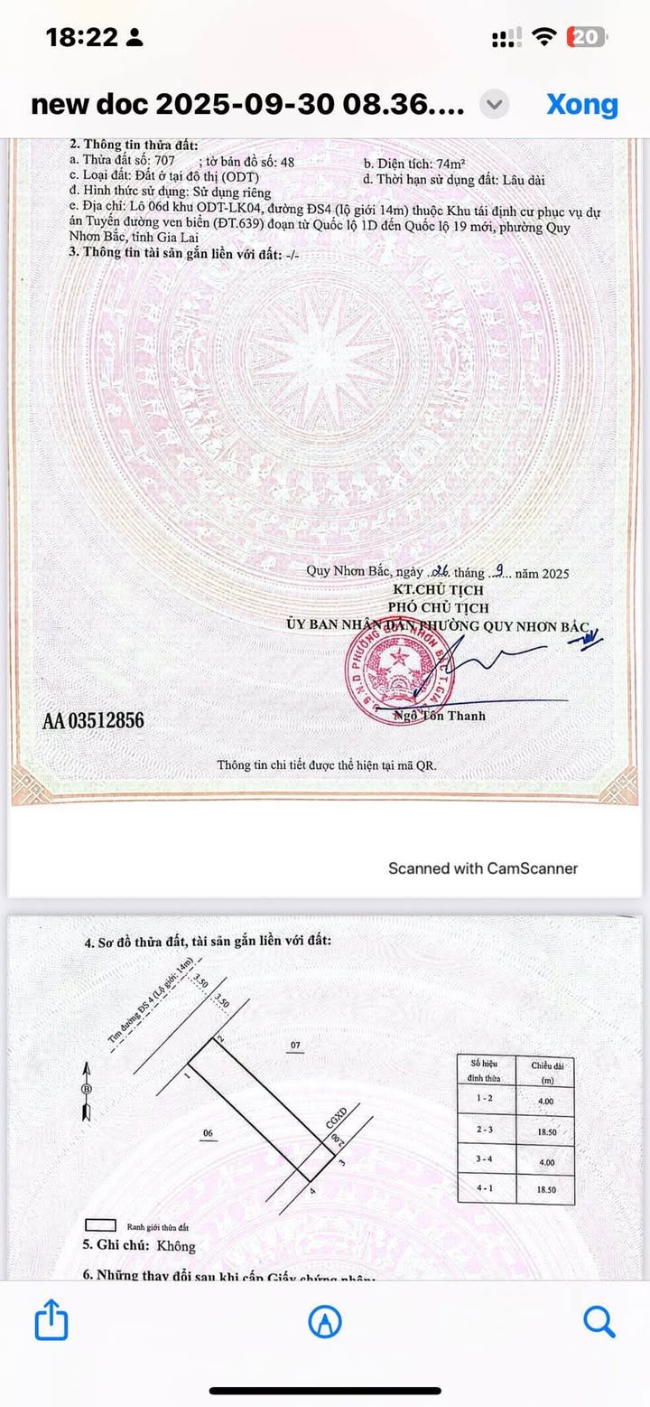 Đất nền Nhơn Phú 74m² giá 2.45 tỷ - Mặt tiền đường rộng, vị trí đắc địa!