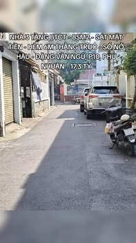 Nhà 3 tầng Đặng Văn Ngữ, Phú Nhuận 85m² giá 17.3 tỷ - Hẻm 6m sát mặt tiền