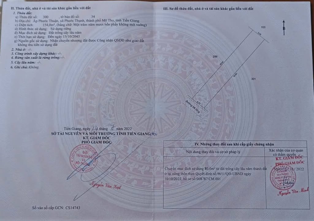 Đất thổ cư Phước Thạnh, Mỹ Tho, Tiền Giang 80m² giá 900 triệu - Cơ hội đầu tư hấp dẫn!