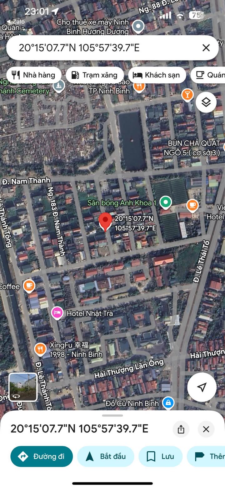 Lô đất ngõ 175 Nam Thành, Tam Điệp 102m² giá 5.9 tỷ - Cơ hội đầu tư hấp dẫn!