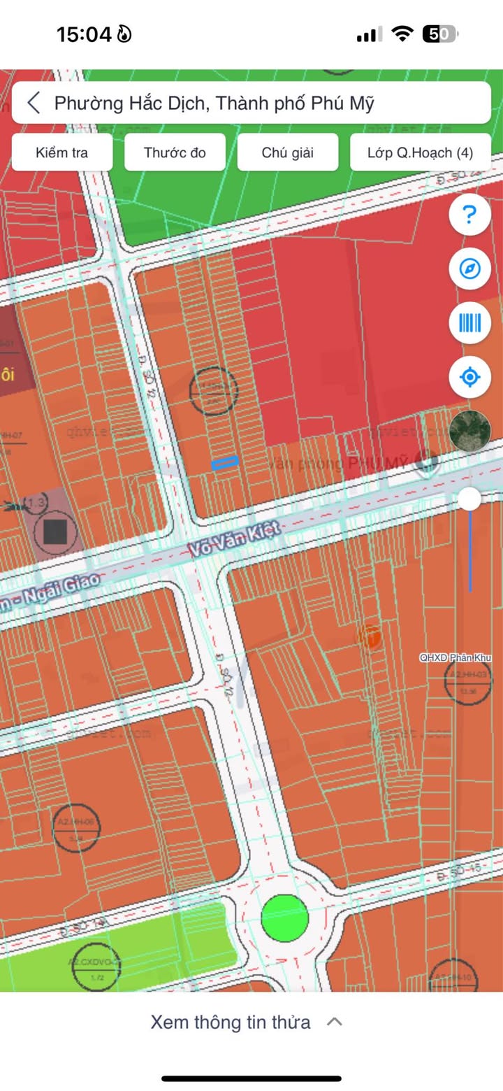 Đất nền Hắc Dịch, Phú Mỹ 150m² giá chỉ 1.6 tỷ - Gần phòng công chứng!