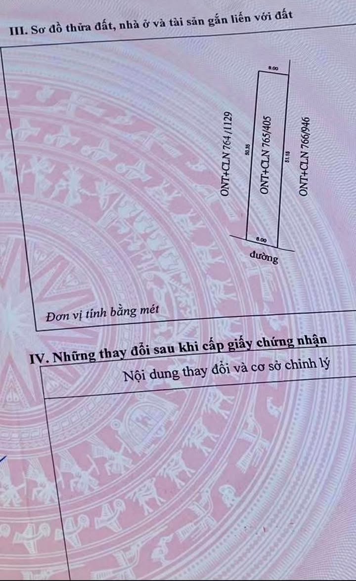 Đất thổ cư 405m² tại xã Yên Thành - Giá chỉ 800 triệu