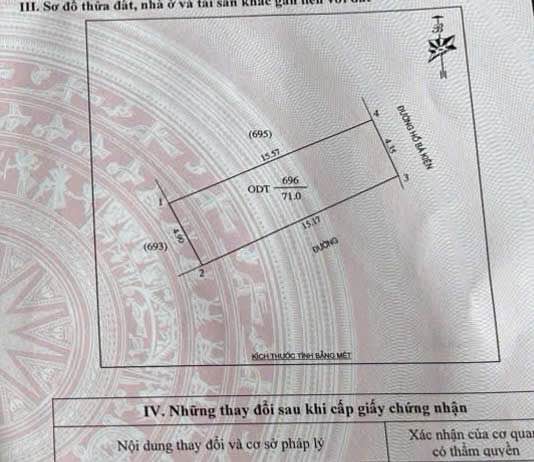 Đất mặt đường Hồ Bá Kiện, Quán Bàu 71m² giá 4 tỷ - Lô góc 2 mặt tiền tiềm năng!