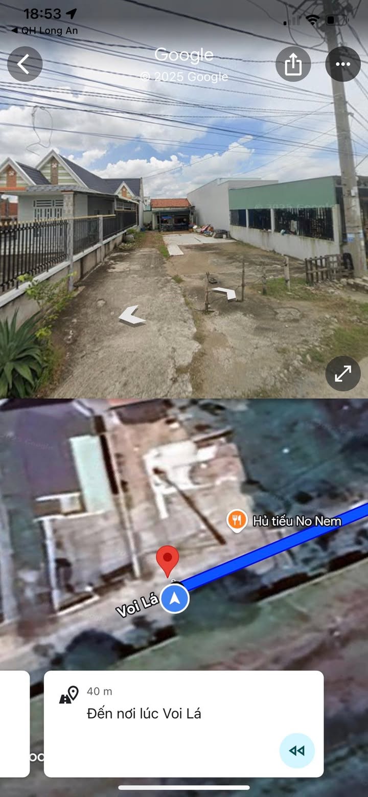 Đất thổ cư 200m² mặt tiền Voi Lá, Bến Lức - Giá 3,2 tỷ - Đầu tư sinh lời ngay!