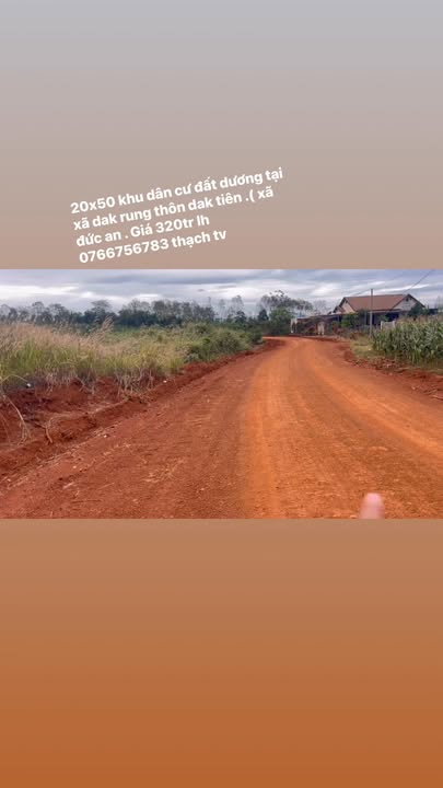 Đất nền Đắk R'Lấp 1000m² giá 320 triệu - Đầu tư sinh lời ngay!