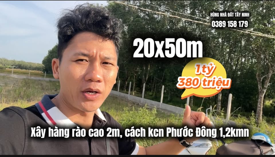 Đất vườn Phước Đông Gò Dầu 1000m² giá 1.36 tỷ - Cơ hội đầu tư hấp dẫn!