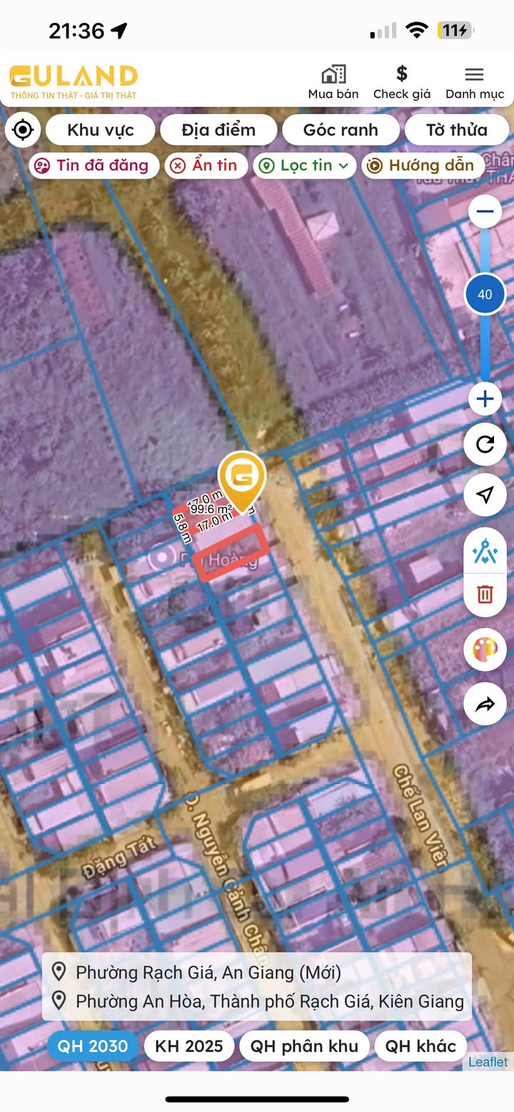 Đất nền đường Chế Lan Viên, An Hoà - 98.6m² chỉ 1.7 tỷ - Đầu tư sinh lời!