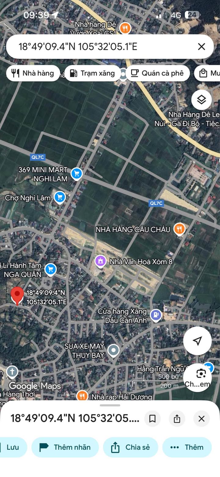 Đất nền Nghi Lâm 1313m² giá 1.969 tỷ - Cơ hội đầu tư tuyệt vời!