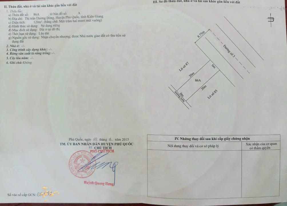 Đất nền Dương Đông Phú Quốc 120m² giá 5,3 tỷ - Vị trí đắc địa gần biển!