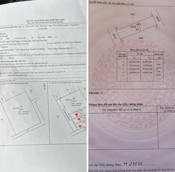 Đất nền Đông Hòa Thái Bình 65m² giá chỉ 600 triệu - Mặt tiền 4m, ô tô vào tận nơi!