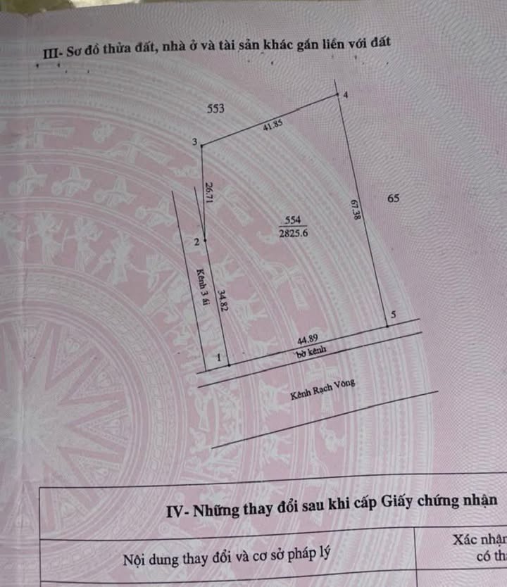 Đất nền 3442m² tại Lương Hòa, Bến Lức, Long An - Giá chỉ 3.442 tỷ, sổ hồng ngay!