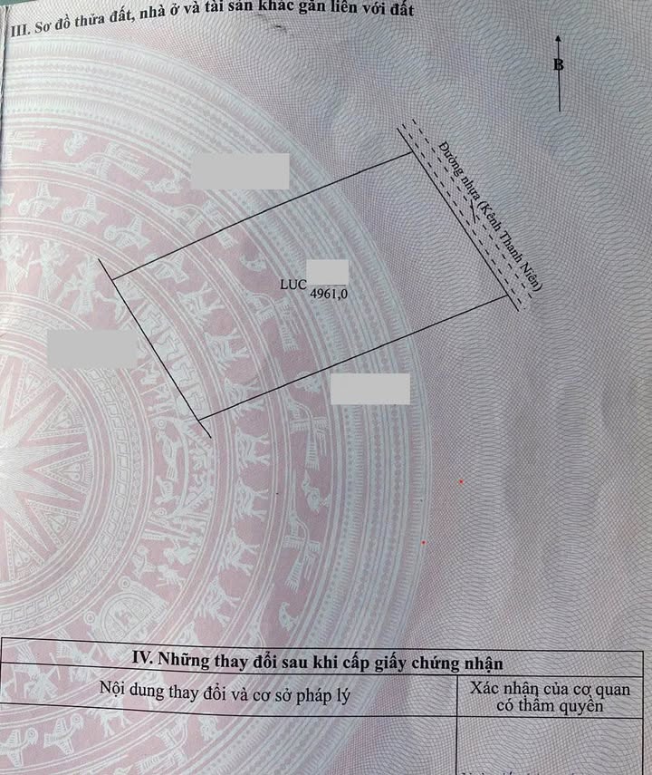 Đất mặt tiền lộ nhựa kênh Thanh Niên, Thoại Sơn - 5000m² giá 6 tỷ, thương lượng hấp dẫn!