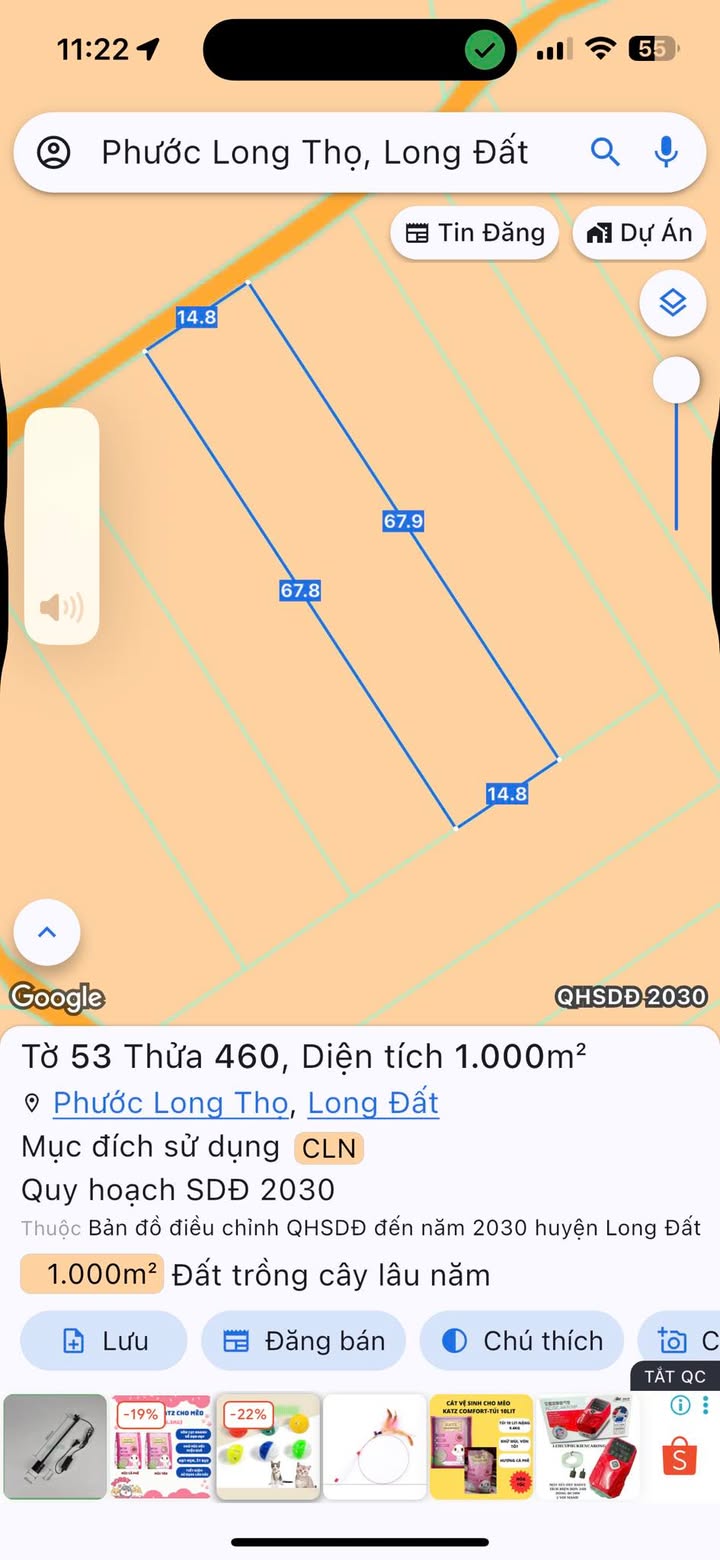Đất nền 1 sào Phước Long Thọ, Đất Đỏ chỉ 1 tỷ - Cơ hội đầu tư tuyệt vời!