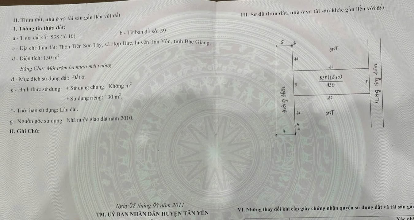 Đất Hợp Đức, Tân Yên 150m² - Đầu tư sinh lời, chỉ 1 tỷ!