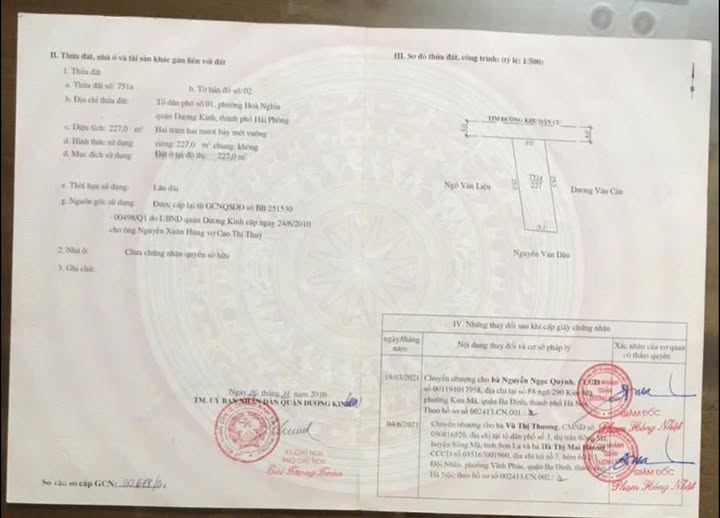 Đất nền đường Sông He, Hải Phòng 227m² giá 3 tỷ - Đầu tư sinh lời ngay!