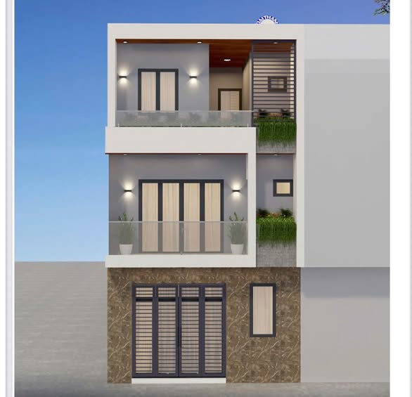 Nhà 3 tầng mặt tiền KĐT Petro, Quang Trung, 51m² - Vị trí kinh doanh đắc địa!