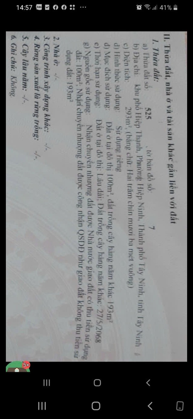 Đất Hiệp Ninh Tây Ninh 294m² giá 270 triệu - Cơ hội đầu tư hấp dẫn!